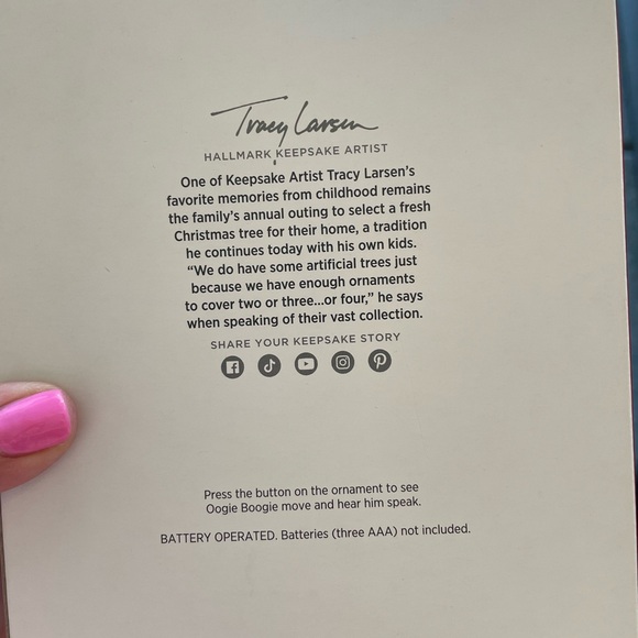 NEW IN BOX Hallmark Keepsake Oogie Boogie Ornament - Picture 3 of 4